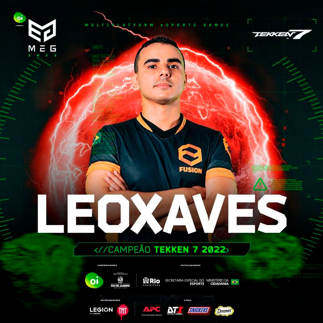 LEOXAVES CAMPEÃO DO TEKKEN 7 NO MEG 2022