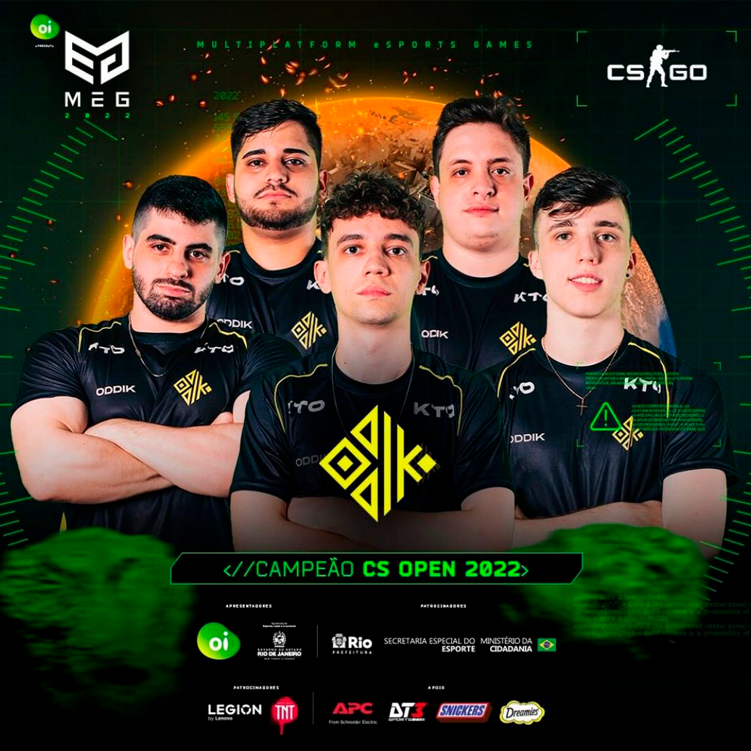 ODDIK É CAMPEÃ DO CS:GO