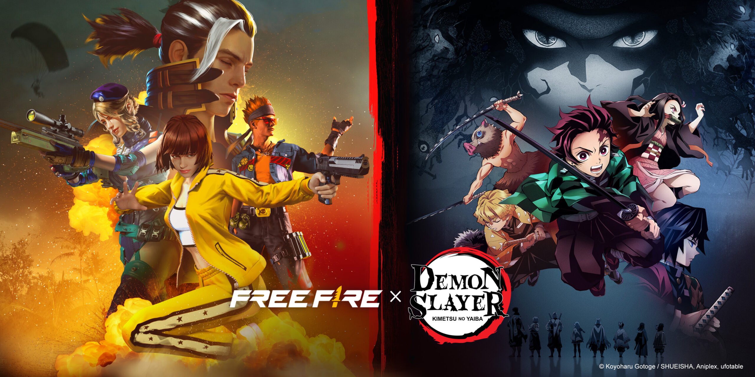 Demon Slayer chega ao Free Fire