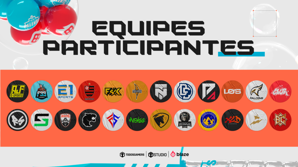 Equipes Liga Talents Emulador 2024