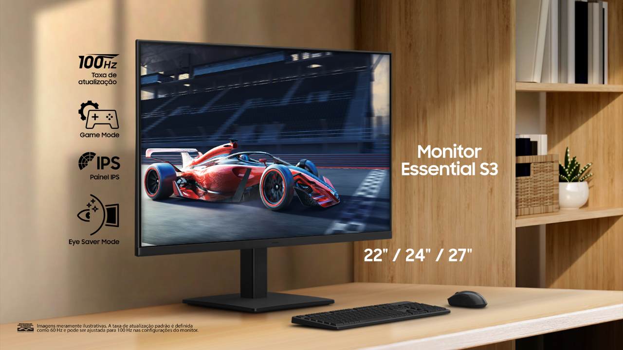 Samsung apresenta linha de monitores Essential
