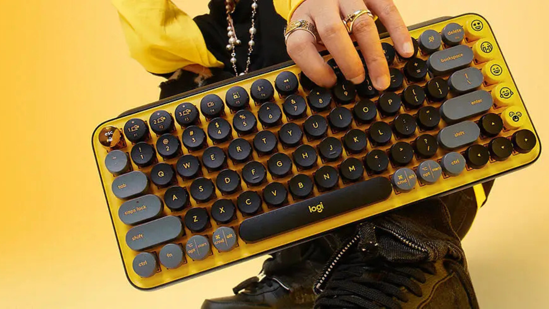 Logitech POP Keys Amarelo Blast