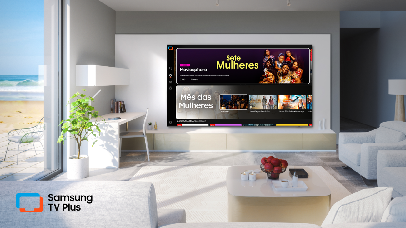 Samsung TV Plus Celebra o Dia Internacional da Mulher