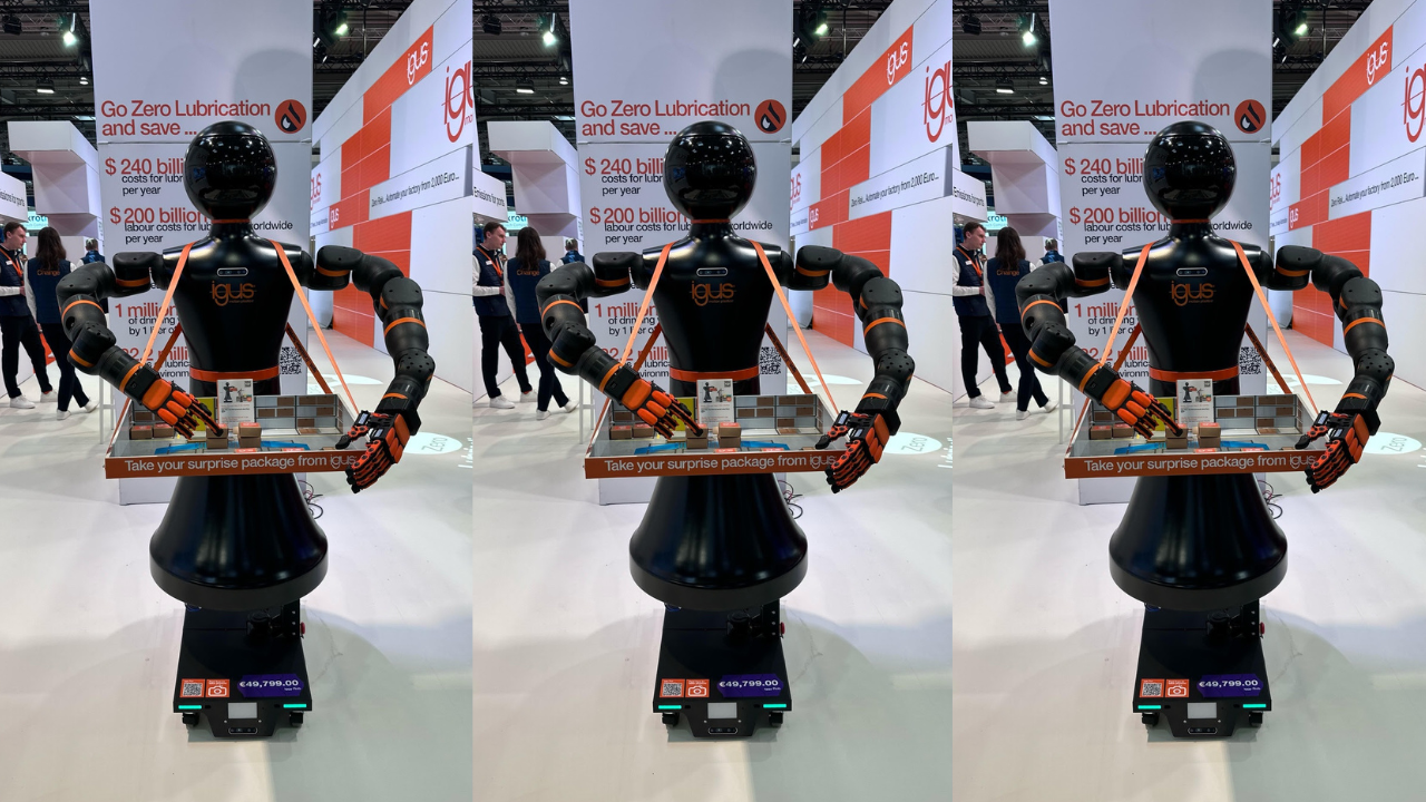 igus lança robô humanoide móvel na Hannover Messe 2025