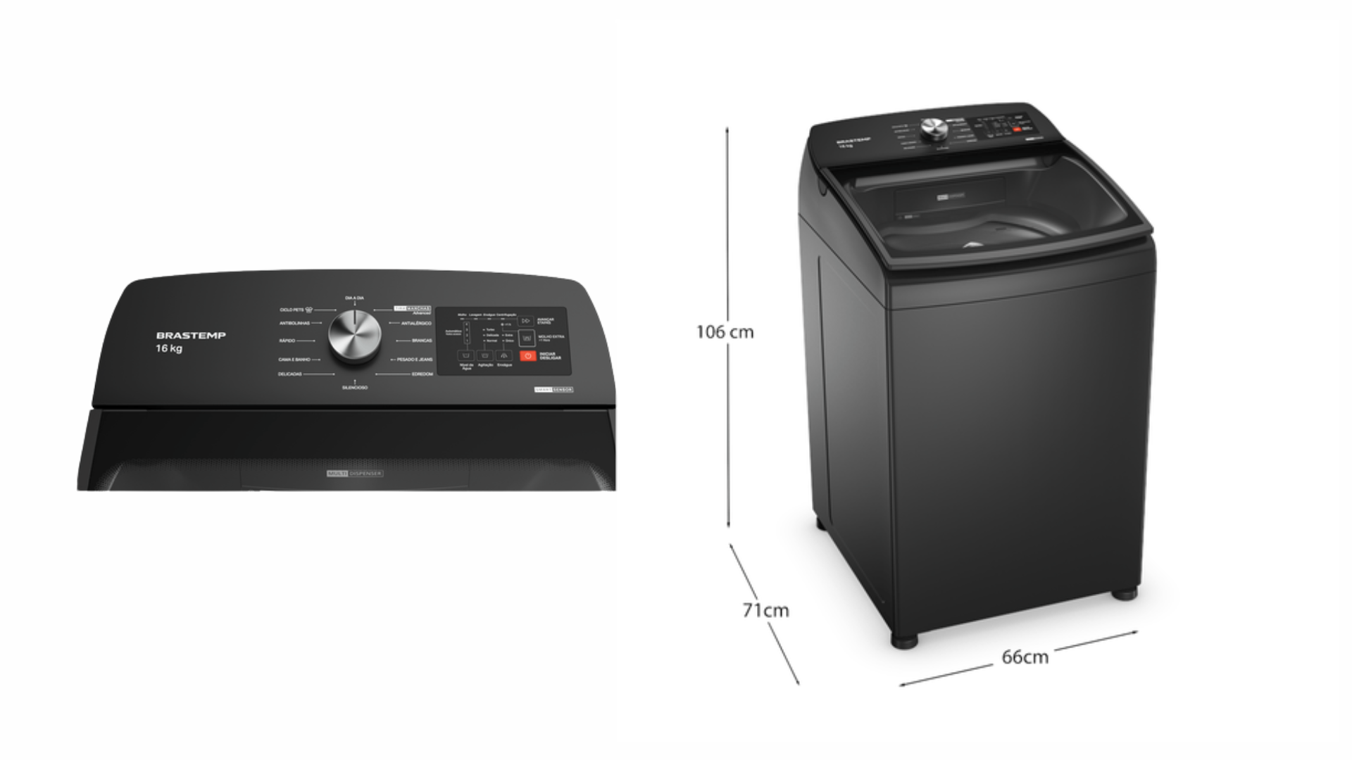 Lavadora Brastemp Flex Wash 16kg