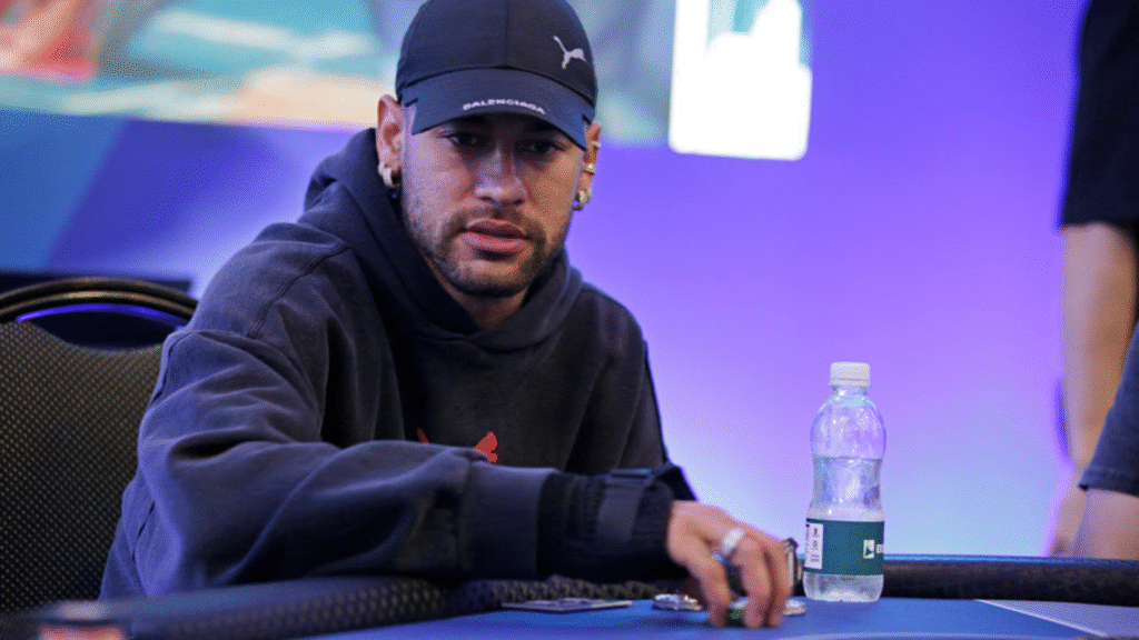 Neymar participa de Campeonato Brasileiro de Poker