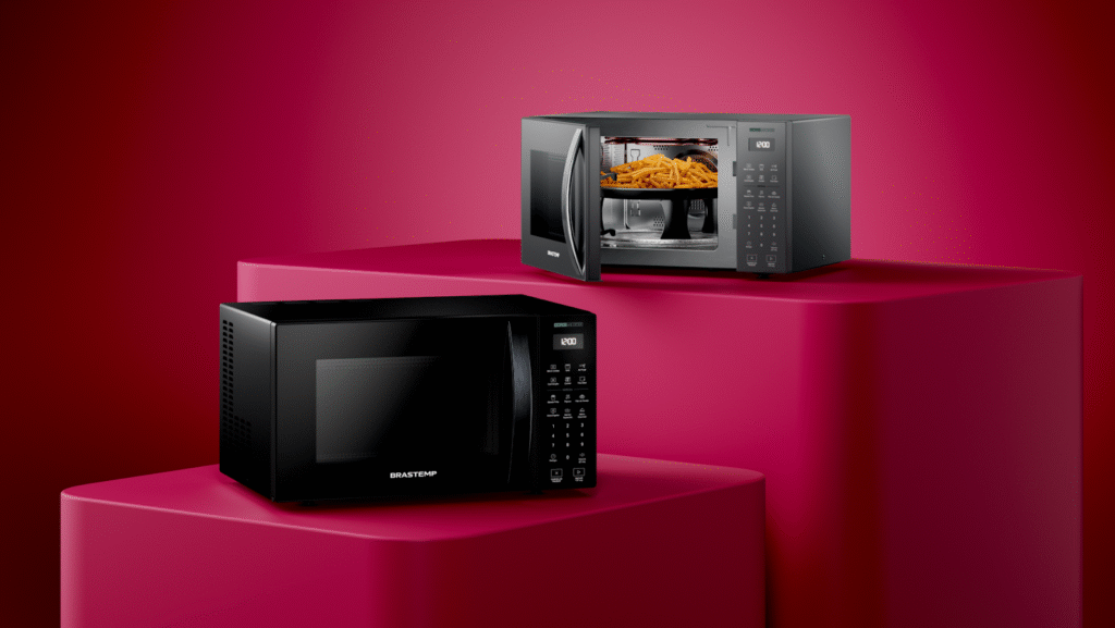 Micro-ondas brastemp com Tecnologia Air Fryer