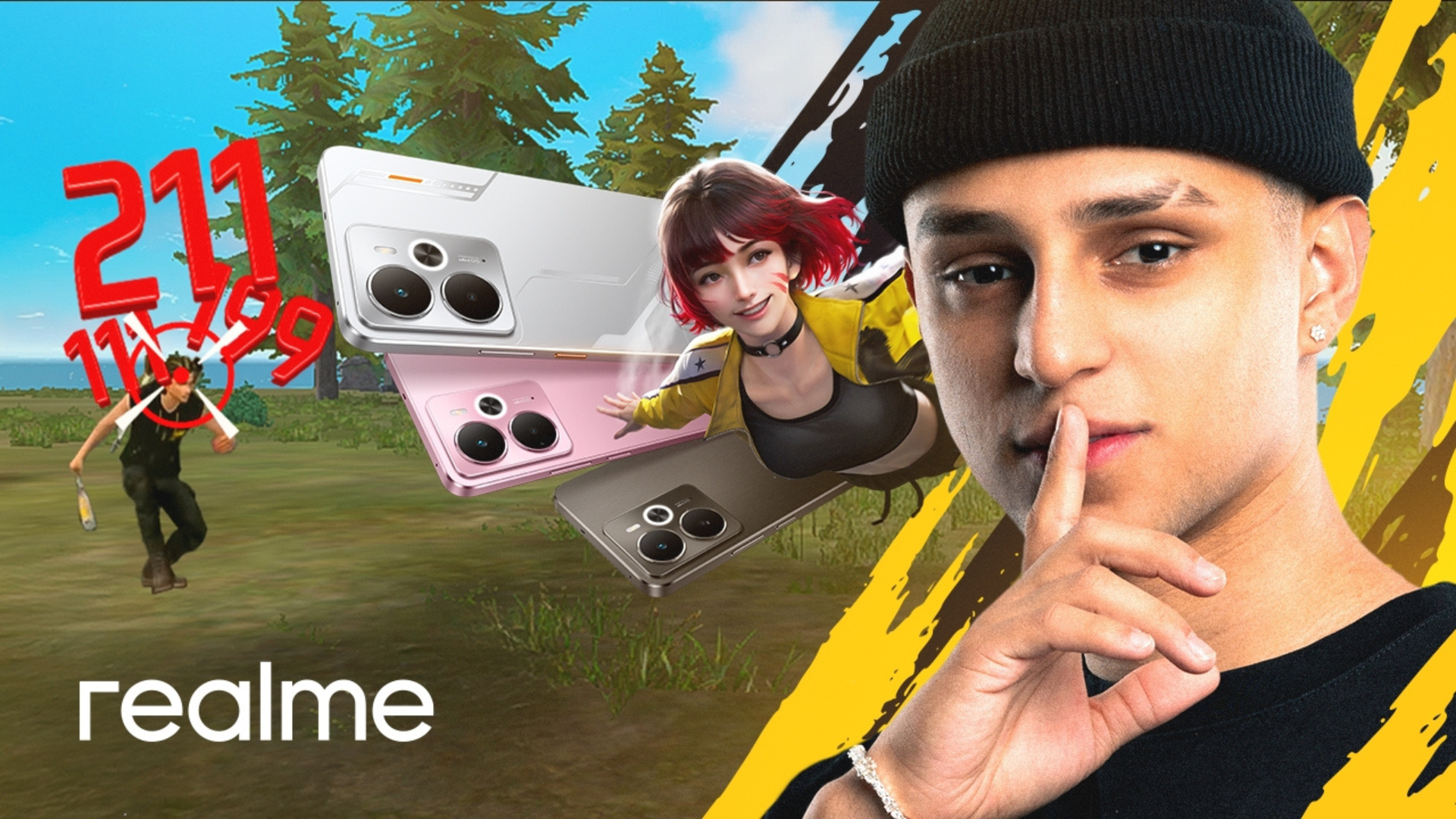 Nobru mostra poder do realme 14 5G