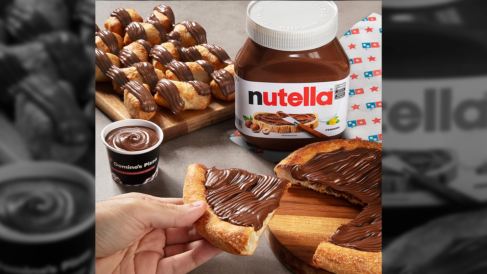 Domino’s e Nutella® anunciam collab inédita com três novos produtos